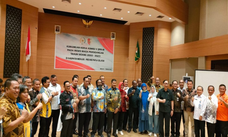 Kunjungan Kementerian PUPR ke Kabupaten Merauke dalam Rangka Siapkan Program Pembangunan Infrastruktur Tahun Anggaran (TA) 2023